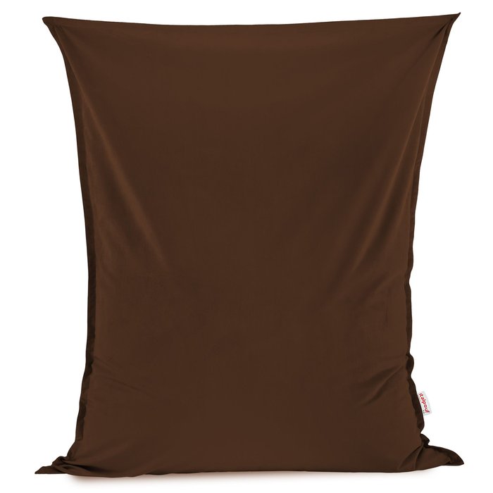 Marron Pouf Poire Coussin XXL velours