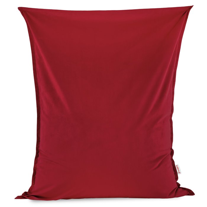 Rouge Pouf Poire Coussin XXL velours