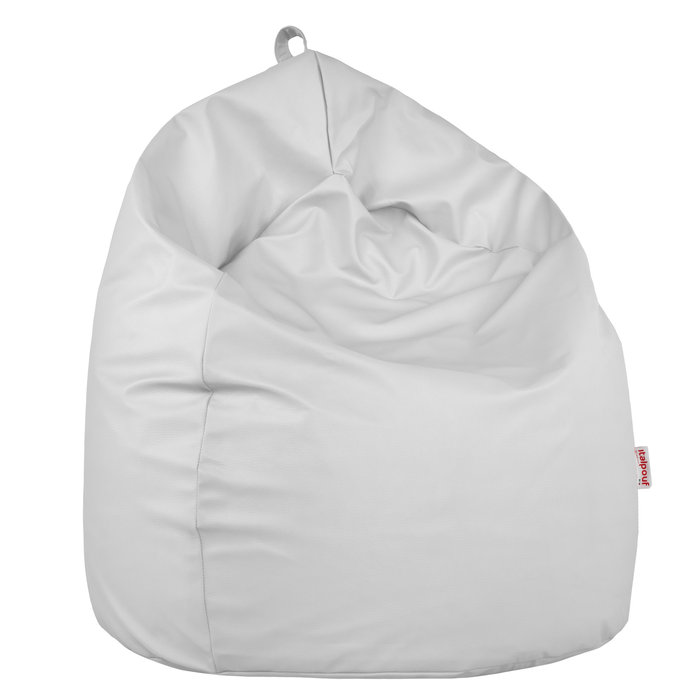 Blanc Pouf Poire Enfants simili-cuir