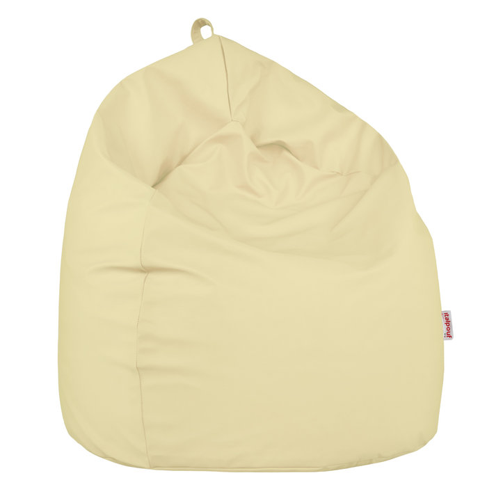 Crème Pouf Poire Enfants simili-cuir