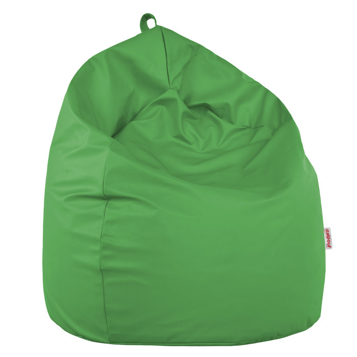 Vert Pouf Poire Enfants simili-cuir