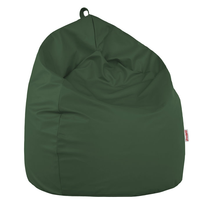 Vert foncé Pouf Poire Enfants simili-cuir