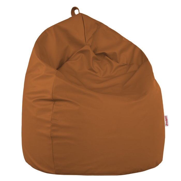 Marron clair Pouf Poire Enfants simili-cuir