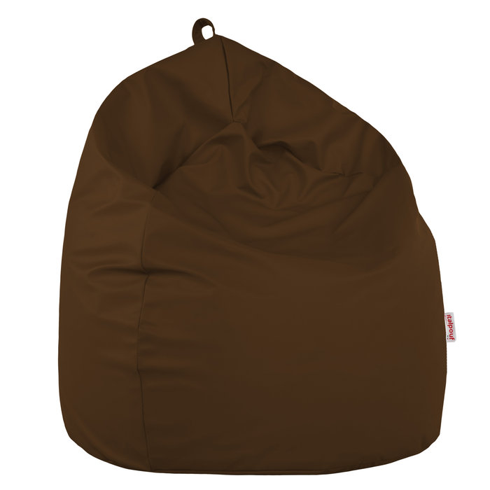 Marron Pouf Poire Enfants simili-cuir