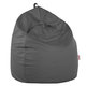 Gris Pouf Poire simili-cuir