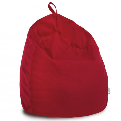 Rouge Pouf Poire Enfants velours