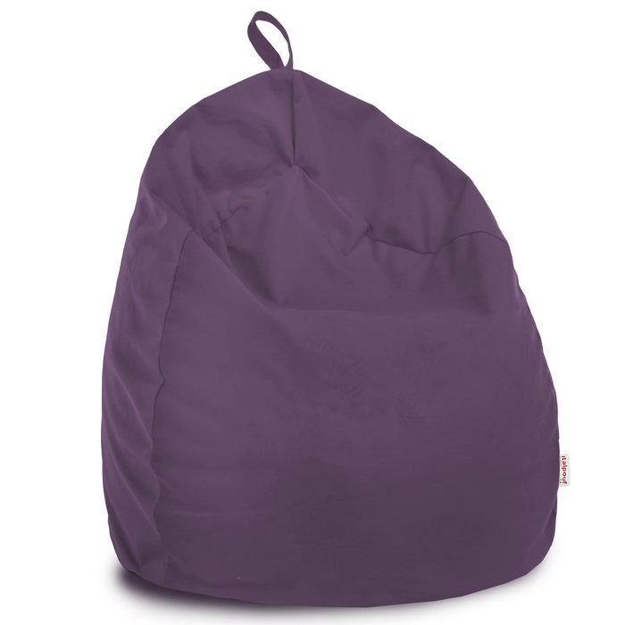 Violet Pouf Poire Enfants velours