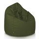 Vert foncé Pouf Poire nylon