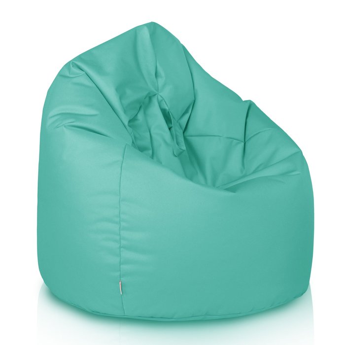 Turquoise Pouf Poire Enfants nylon