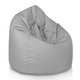Gris clair Pouf Poire nylon