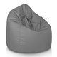 Gris Pouf Poire nylon