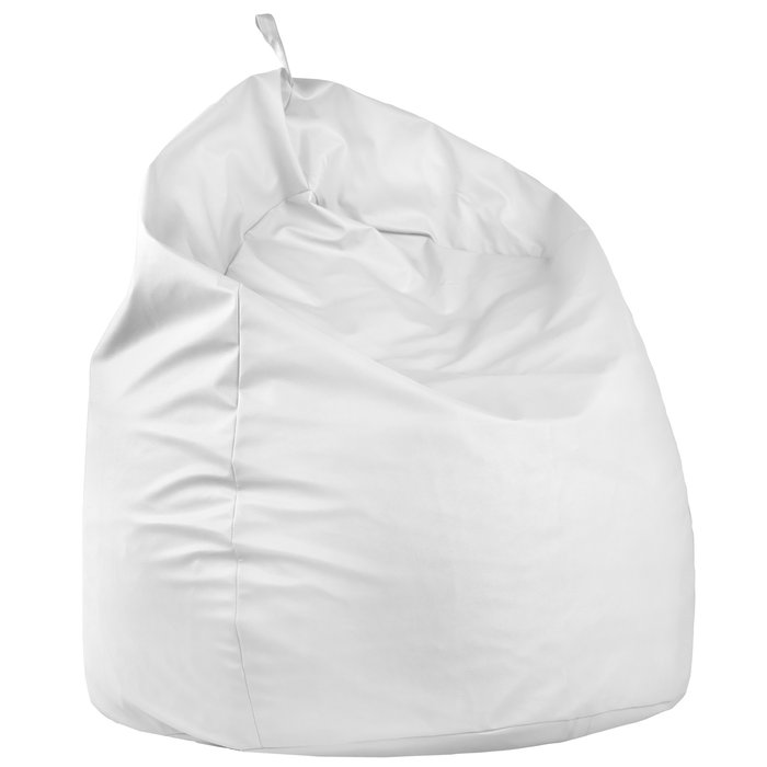 Blanc Géant Pouf Poire XXL simili-cuir