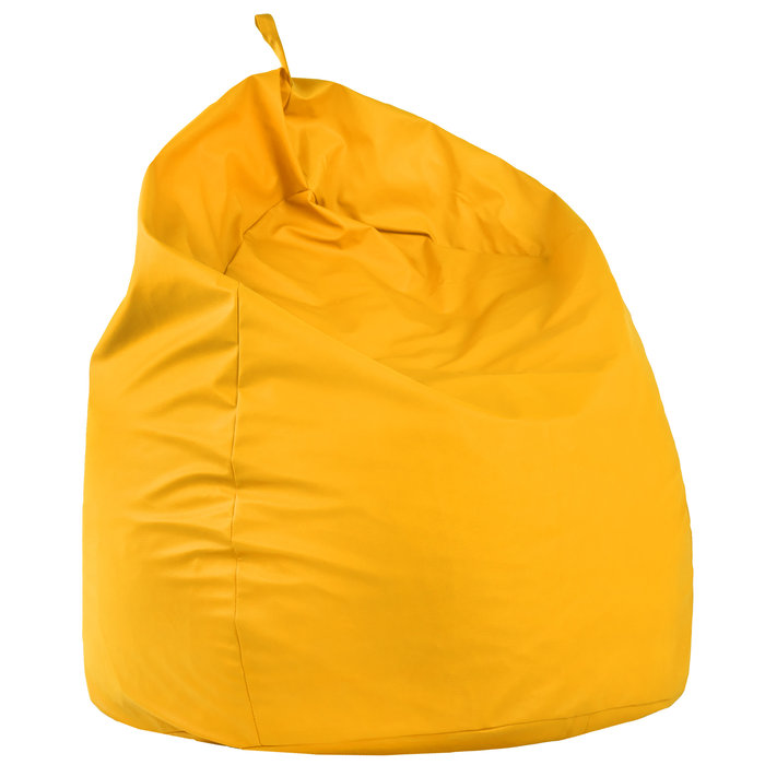 Jaune Géant Pouf Poire XXL simili-cuir