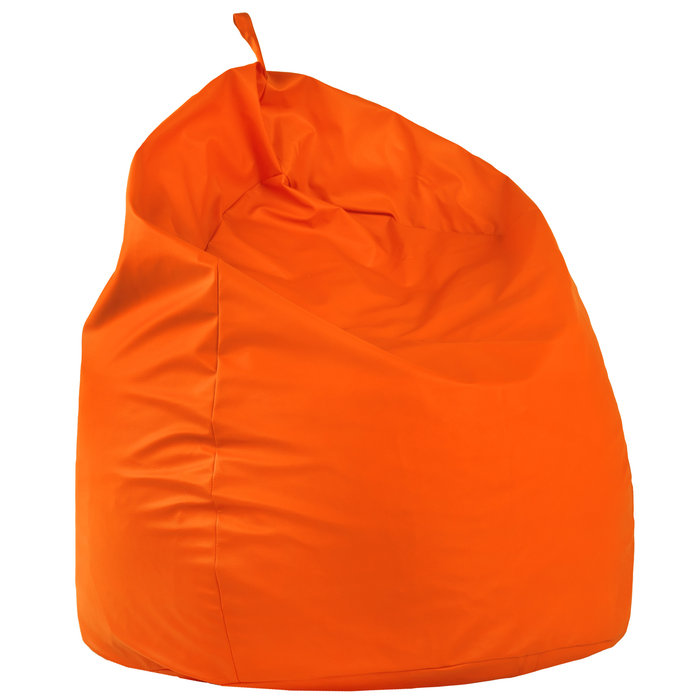 Orange Géant Pouf Poire XXL simili-cuir