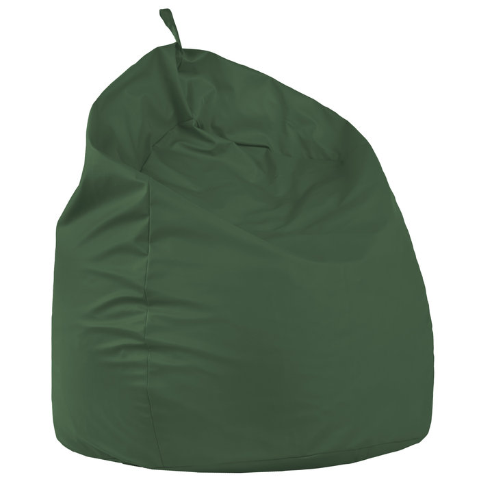 Vert foncé Géant Pouf Poire XXL simili-cuir