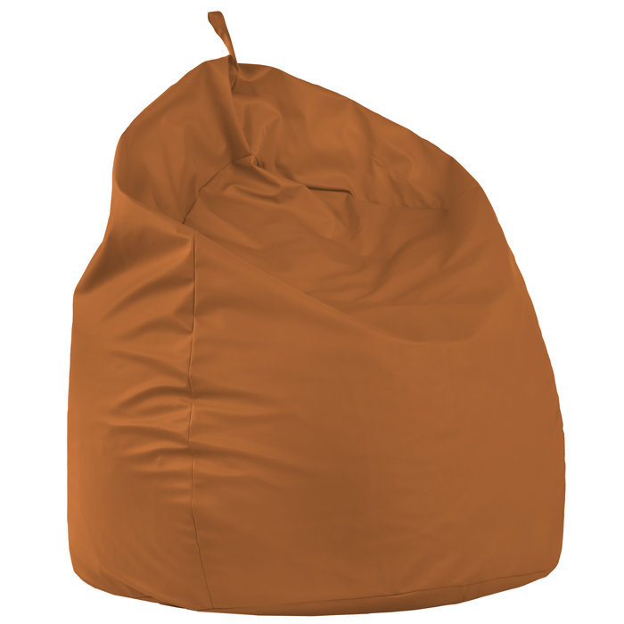 Marron clair Géant Pouf Poire XXL simili-cuir