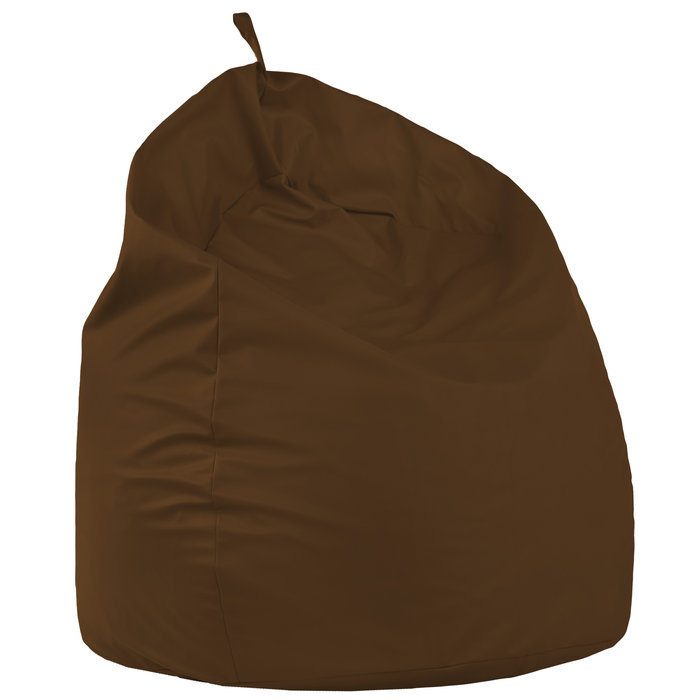 Marron Géant Pouf Poire XXL simili-cuir