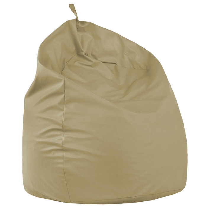 Beige Géant Pouf Poire XXL simili-cuir