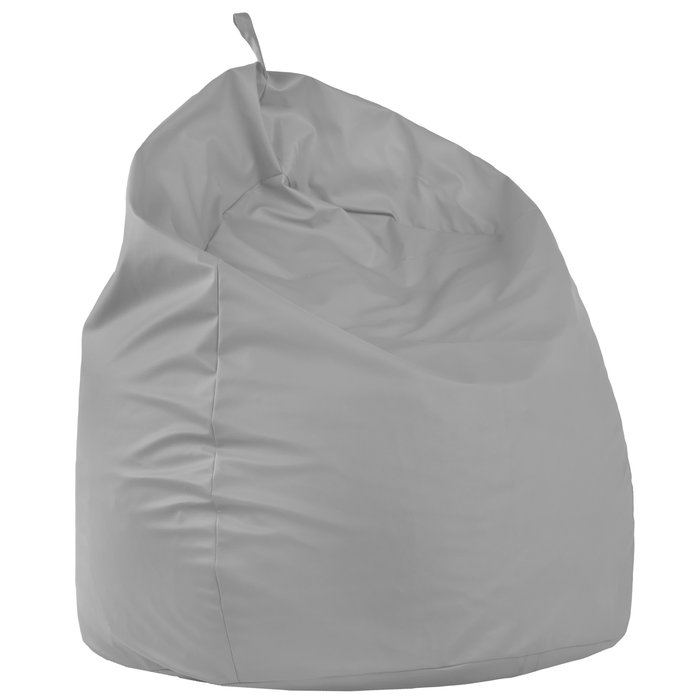 Gris clair Géant Pouf Poire XXL simili-cuir