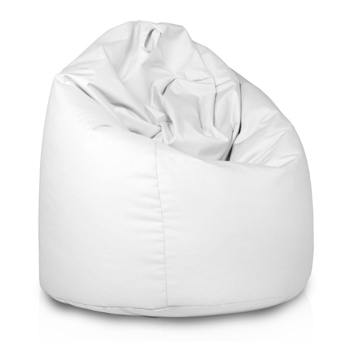 Blanc Geant Pouf Poire XXL nylon