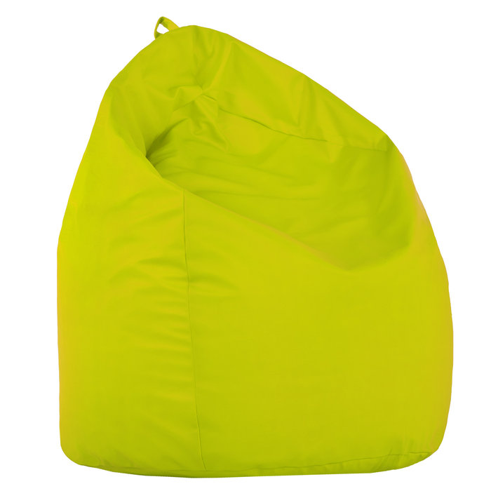 Lime Pouf Poire XL simili-cuir