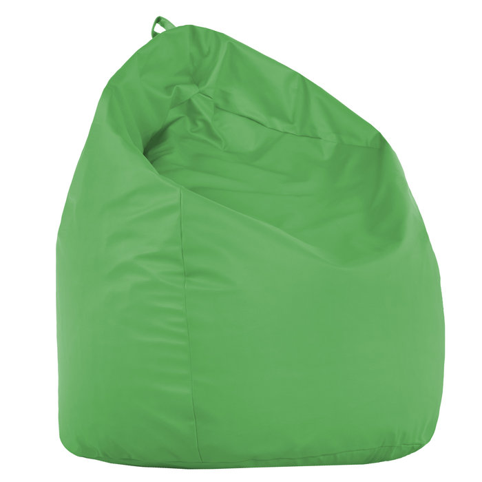 Vert Pouf Poire XL simili-cuir