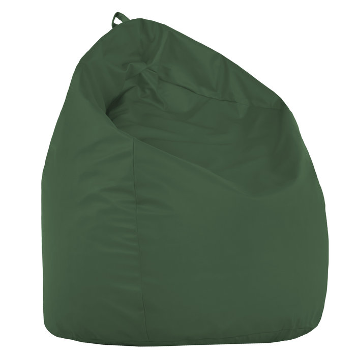 Vert foncé Pouf Poire XL simili-cuir