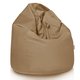 Beige Pouf Poire velours