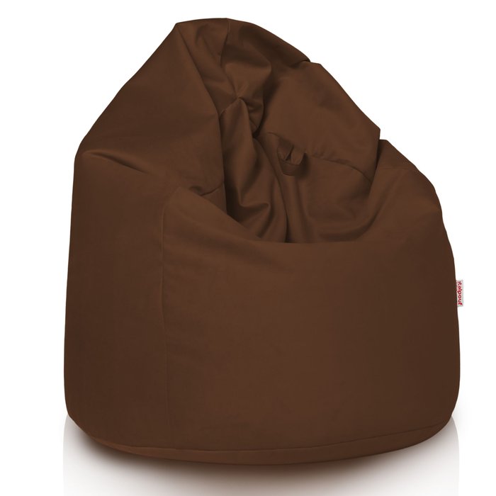 Dunkelbraun Sitzsack XL Plüsch