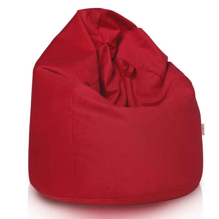 Rouge Pouf Poire XL velours