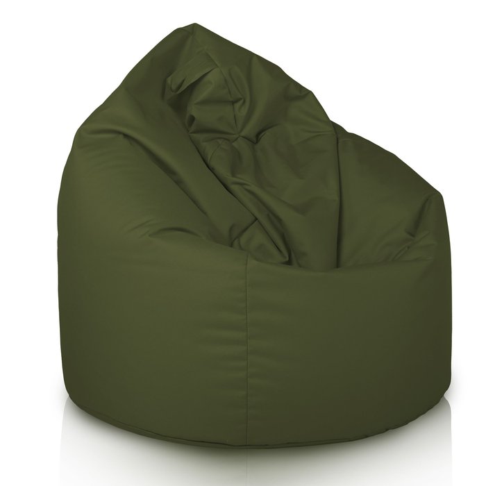 Vert foncé Pouf Poire XL nylon