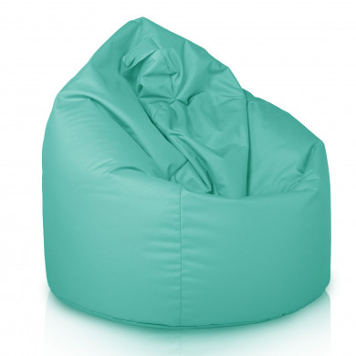 Turquoise Pouf Poire XL nylon