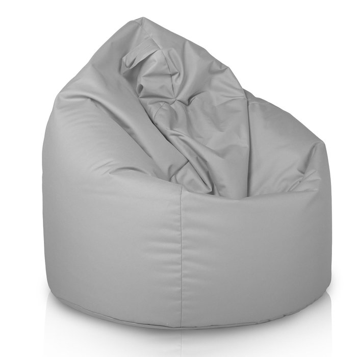 Gris clair Pouf Poire XL nylon