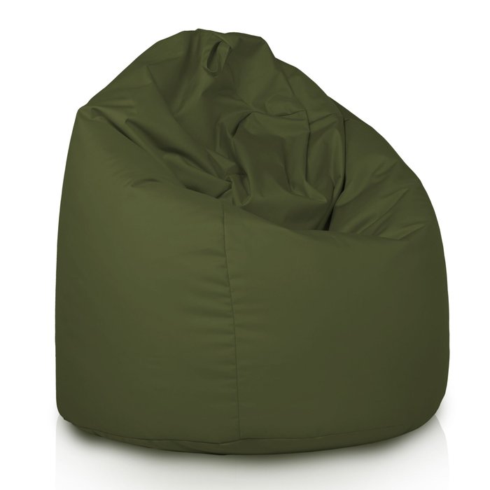 Vert foncé Geant Pouf Poire XXL nylon