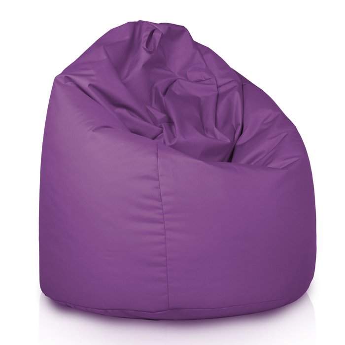 Violet Geant Pouf Poire XXL nylon