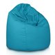 Bleu Geant Pouf Poire XXL nylon