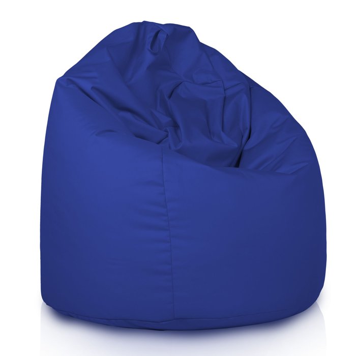 Bleu foncé Geant Pouf Poire XXL nylon