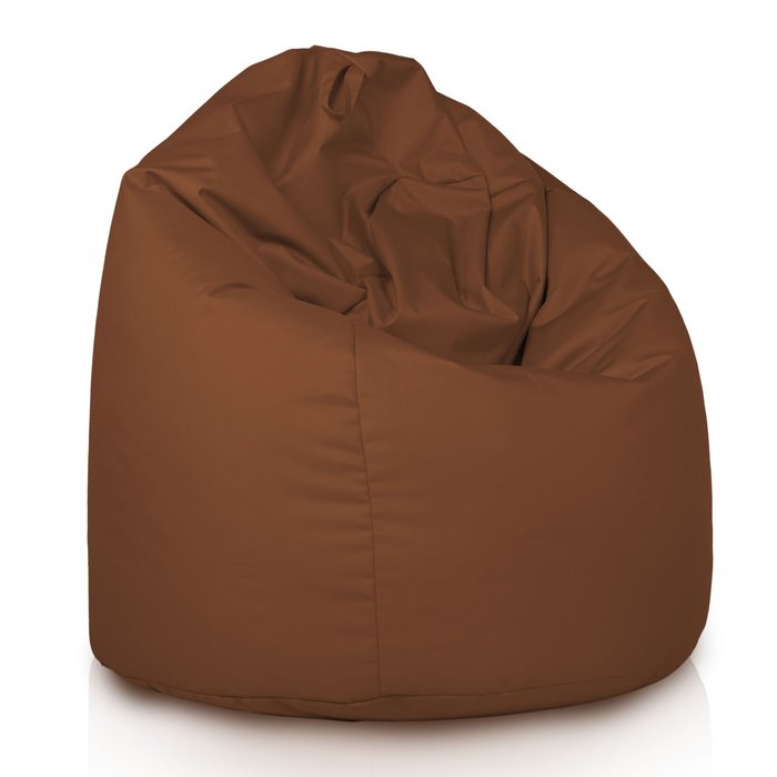 Marron Geant Pouf Poire XXL nylon