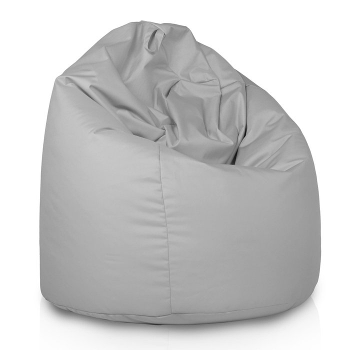 Gris clair Geant Pouf Poire XXL nylon