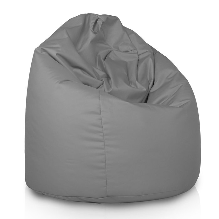 Gris Geant Pouf Poire XXL nylon