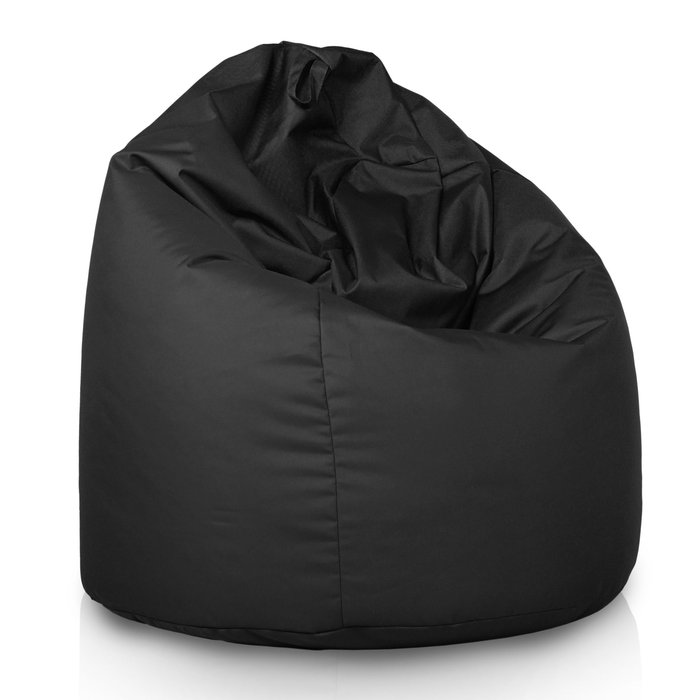 Noir Geant Pouf Poire XXL nylon