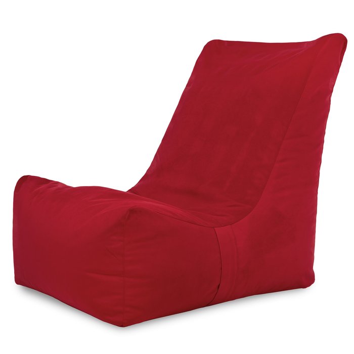 Rouge Pouf Poire Fauteuil Distinto Moderne velours