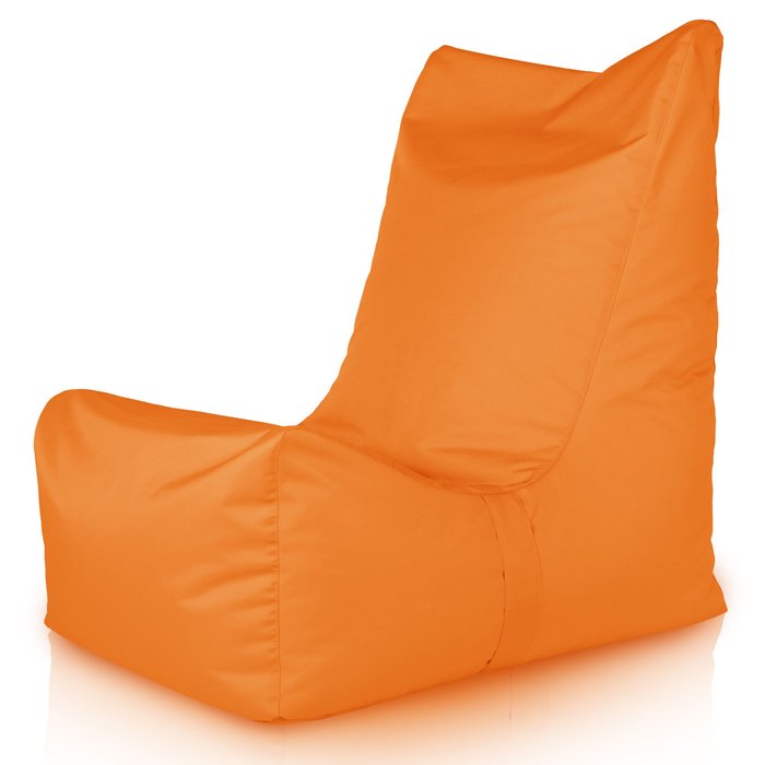 Orange Pouf Poire Fauteuil Distinto Jardin nylon