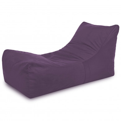 Lounge Sessel XXL Violett Plüsch