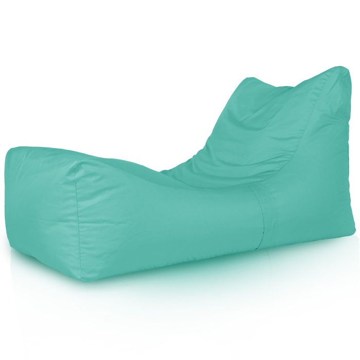 Turquoise Pouf Poire Fauteuil Athènes Extérieur nylon