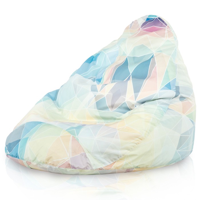 Abstract pastel Pouf Poire Drop XXL 