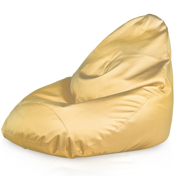 Doré Pouf Poire Drop XXL simili-cuir