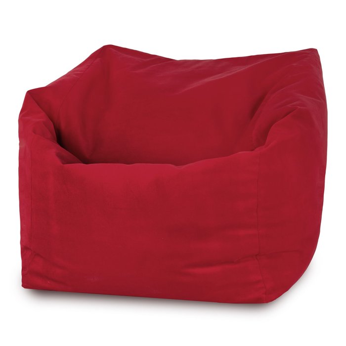 Rouge Pouf Poire Fauteuil Amalfi velours