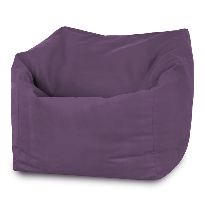 Violet Pouf Poire Fauteuil Amalfi velours