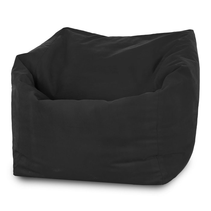 Noir Pouf Poire Fauteuil Amalfi velours